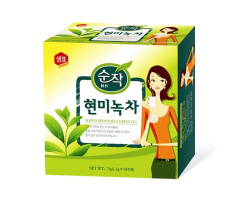 Brown Rice Green Tea -60- GreenTea- 40- Brown